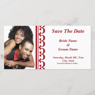 Sonata Red/White Save the Date