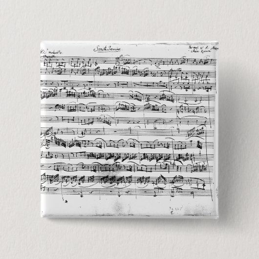 Sonate Premiere für Violine und Cembalo Button (Vorderseite)