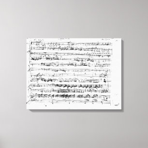 Sonate Premiere für Violine und Cembalo Leinwanddruck