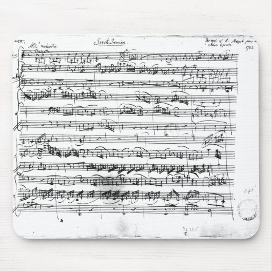 Sonate Premiere für Violine und Cembalo Mousepad (Vorne)