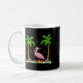 Sonbill Santa Hat Palm Tree Beach Xmas Pajama Kaffeetasse (Links)