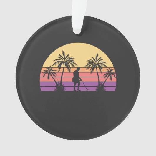 Sondeln Metal Detectorist Ornament (Vorderseite)