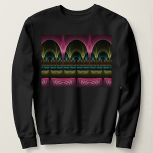 Sonder-Fantasie-Muster Abstrakte Farbige Fraktale Sweatshirt