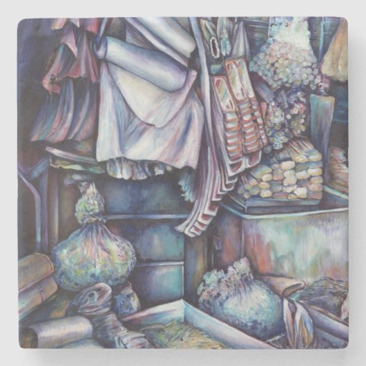 Sonderaktionen des Tekka Center, Singapur Steinuntersetzer (Vorderseite)