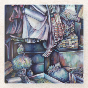 Sonderaktionen des Tekka-Zentrums Glasuntersetzer