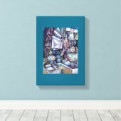 Sonderaktionen des Tekka-Zentrums Leinwanddruck (Insitu (Holzboden))