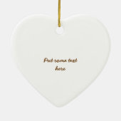 Sonderanfertigung Lion Head Courage Keramik Ornament (Hinten)