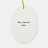 Sonderanfertigung Lion Head Courage Keramikornament (Hinten)