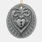 Sonderanfertigungen für die Silvery Heart Lock Keramik Ornament (Links)