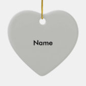 Sonderanfertigungen für die Silvery Heart Lock Keramikornament (Hinten)