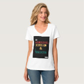 Sonderanfertigungen für Frauen mit v-Nacken-Tee TC T-Shirt (Vorderseite Vollansicht)