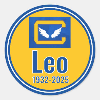 Sonderanfertigungen für Helmsticker - Leo Runder Aufkleber