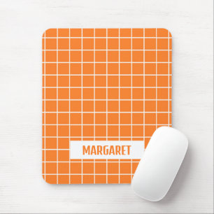 Sonderanfertigungen für orange und weiße Fliesen Mousepad