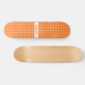 Sonderanfertigungen für orange und weiße Fliesen Skateboard (Horizontal)