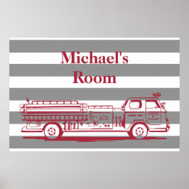 Sonderanfertigungen für rote und graue Feuerzeuge Poster