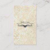 Sonderanfrage für Nysha-Kuchen Visitenkarte (Rückseite)