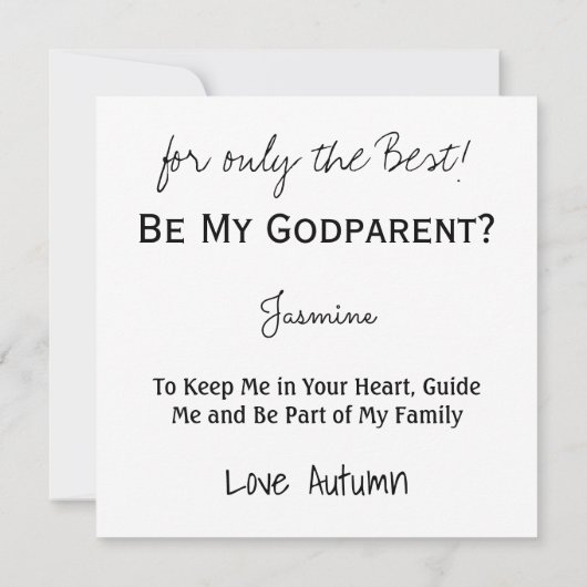 Sonderanfrage "Mein GottEltern-Kind in einem Nest" Karte (Rückseite)