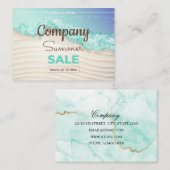 Sonderangebot für den Sommerverkauf Visitenkarte (Vorne/Hinten)