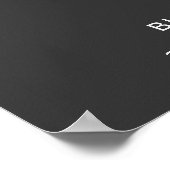 Sonderangebot für den Verkauf von grauen Logos Poster (Ecke)