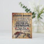 Sonderangebot für Vater | Mein Ehemann-Brief | Einladung (Stehend Vorderseite)