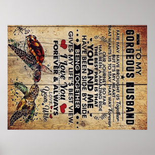 Sonderangebot für Vater   Mein Ehemann-Brief   Poster