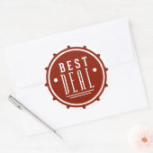 Sonderangebot Runder Aufkleber (Umschlag)