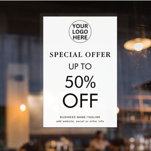 Sonderangebot Schwarz/Weiß-Endabnehmerrabatt Poster