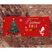 Sonderangebot Weihnachtsverkauf X% Preisnachlass Banner