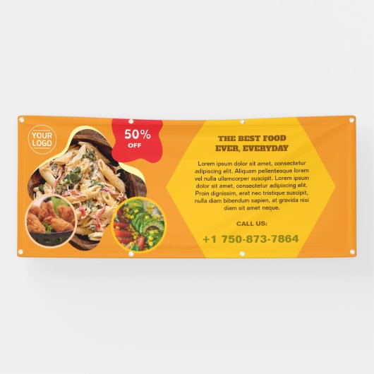 Sonderangebote für Restaurants Banner (Horizontal)