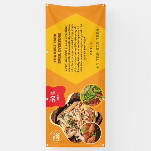 Sonderangebote für Restaurants Banner (Vertikal)