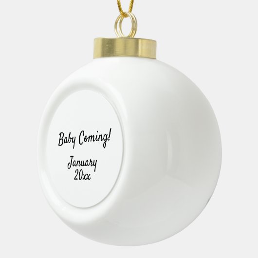 "Sonderankündigung" Keramik Kugel-Ornament (Rechts)