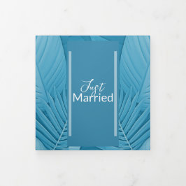 Sonderankündigung zur Hochzeitsnahrung Dreifach Gefaltete Ankündigung