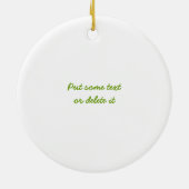 Sonderanstrich für gerecycelt Zeichen Keramik Ornament (Hinten)