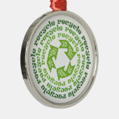 Sonderanstrich für gerecycelt Zeichen Ornament Aus Metall (Rechts)