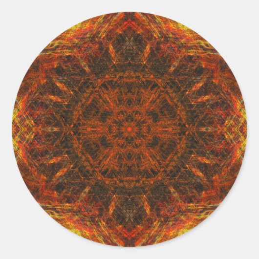 Sonderaufkleber für Feuersterne Runder Aufkleber (Vorderseite)