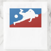 Sonderaufkleber für Fußball-Spieler Rechteckiger Aufkleber (Tasche)