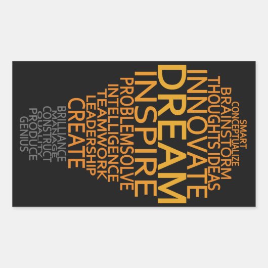 Sonderaufkleber für Inspirationslampen Rechteckiger Aufkleber (Vorderseite)