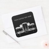 Sonderaufkleber für Kleinwagen Quadratischer Aufkleber (Umschlag)