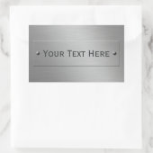 Sonderaufkleber für Metallschau Rechteckiger Aufkleber (Tasche)