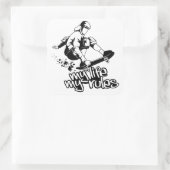Sonderaufkleber für Skateboarding Quadratischer Aufkleber (Tasche)