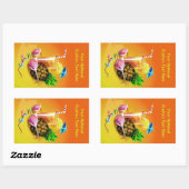 Sonderaufkleber für Tropical Drinks Rechteckiger Aufkleber (Blatt)