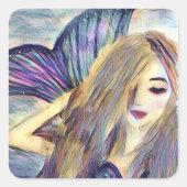 Sonderaufkleber für Werbeartikel Quadratischer Aufkleber (Vorderseite)