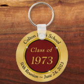 Sonderauftrag Crimson, Gold Black Class von 1973 Schlüsselanhänger (Vorderseite)