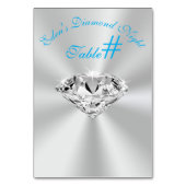 Sonderauftrag für Eden's Bat Mitzvah, Tischkarte Tischnummer (Rückseite)