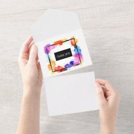 Sonderausdruck Hochzeit Einladende Leinwand All In One Einladung