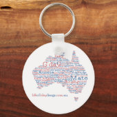 Sonderausgabe Aussie Slang Keyring Schlüsselanhänger (Vorderseite)