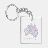 Sonderausgabe Aussie Slang Keyring Schlüsselanhänger (Vorderseite links)