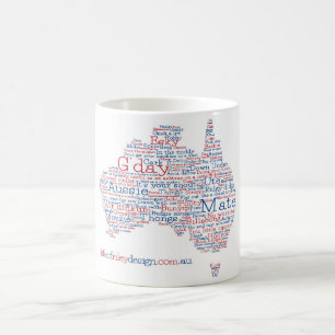 Sonderausgabe Aussie Slang Tasse