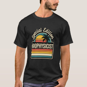 Sonderausgabe Biophysiker Sunset Palm T-Shirt