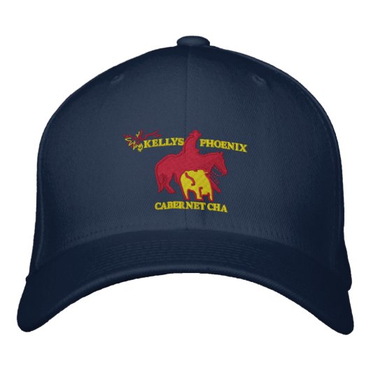 Sonderausgabe Cabernet CHA Kelly Cap Bleu Bestickte Baseballkappe (Vorderseite)